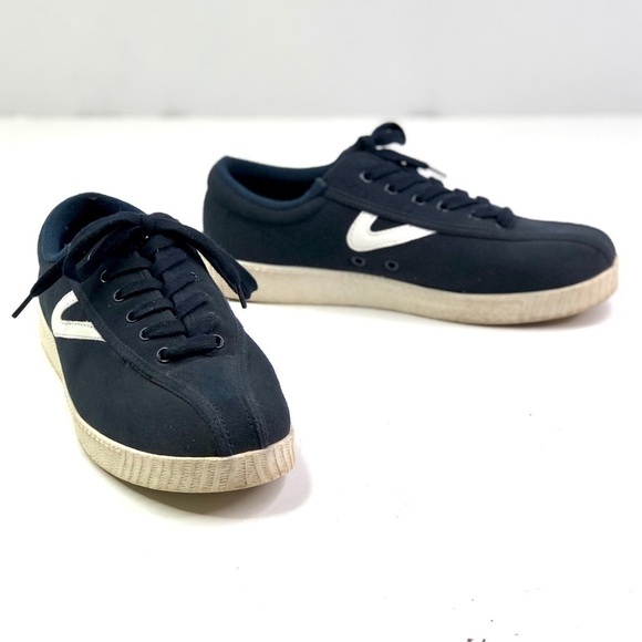 Tretorn Nylite Plus Suede sneakers navy 7 - Picture 1 of 9